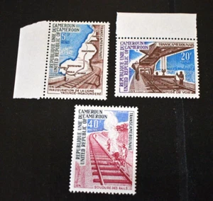 1974 Cameroon Stamps - SW # 769-771 Railroad - MNH/OG/VF - Picture 1 of 2