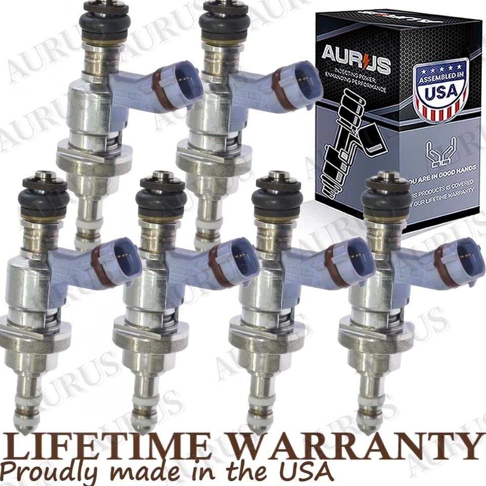 6 injetores de combustível novos OEM AURUS para 2006 07 08 09 2010 2011 2012 Lexus IS350 3.5L - Imagem 1 de 4