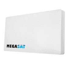 Megasat DIGITAL SAT Flachantenne Twin H30D2 FLAT 2 Teilnehmer + Fensterhalterung