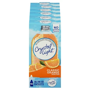 Crystal Light Sugar-Free Classic Orange On-The-Go Powdered Drink Mix 120 Count - Picture 1 of 12