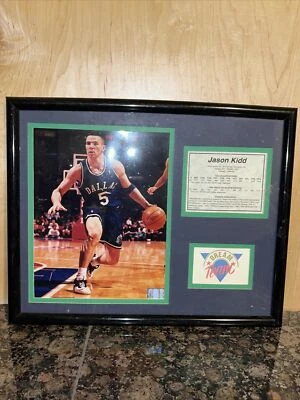 FOTO con licencia oficial de Jason Kidd en marco. "Marco original (Appx 12""x 18"")" Foto 1 de 4