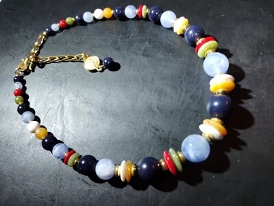 Collar de piedras múltiples de 18 pulgadas Foto 1 de 4