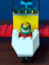 Lego Racers Maverick Storm Minifigure #4583; 2002 W/ Plane + Compass + Propeller