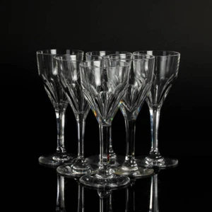 Kristall Glas Trinkgläser St. Louis Bristol Sherry 6 Stück Vintage Mid Century - Picture 1 of 7
