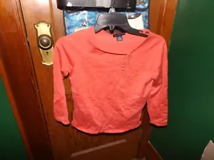 Ann Taylor Damen Bluse Rosa Langarm Seide/Strick Gr. XS - Bild 1 von 1