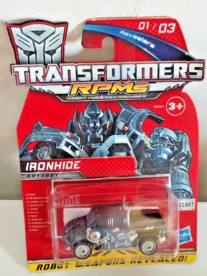 RARE 2009 TRANSFORMERS RPMS IRONHIDE SPEED SERIES HASBRO NEW! - Image 1 of 4