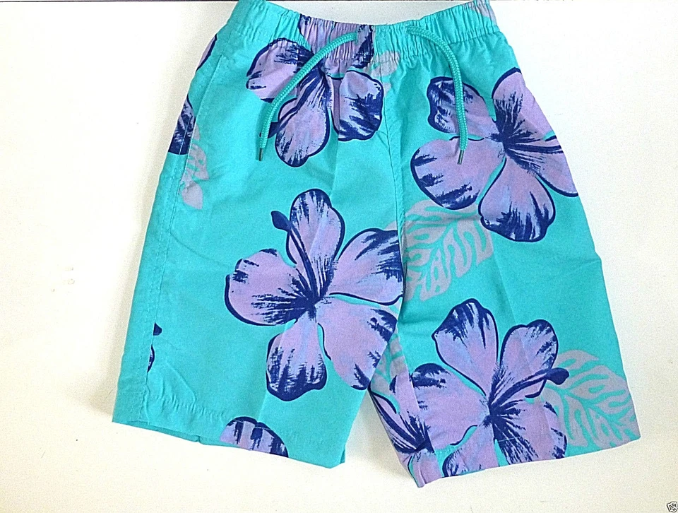Pantalones cortos de baño para niños Bruno Galli - verde azulado/púrpura-5-6 años, 7-8 años y 11-12 años NUEVOS Foto 1 de 1