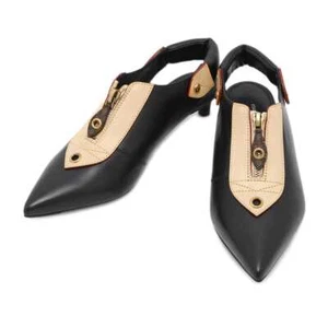 Zapatos de salón Louis Vuitton Allure talla 35 1/2 cuero de becerro negro 1AD301 - Imagen 1 de 16