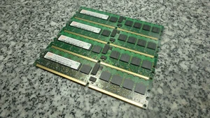 4GB (4X1GB) PC2-3200R-333-12 1GB Server RAM Poweredge 2850 HYMP512R72BP4-E3 AB-A - Picture 1 of 3