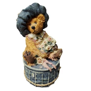 VTG 1993 Boyds Bears Bearstone Victoria The Lady Trinket Box Style #2004 Ceramic - Picture 1 of 12