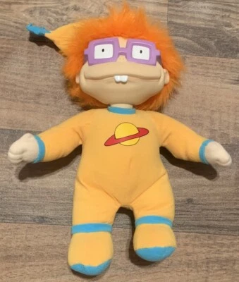 Pijama de peluche vintage Rugrats Slumber Party Chuckie Doll Bedtime 1997 Mattel 12" Foto 1 de 3