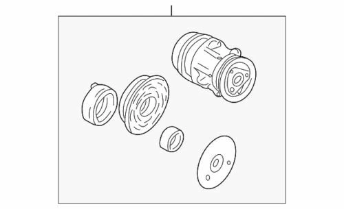 Genuine GM 1996-2004 Buick Chevrolet Pontiac Oldsmobile A/C Compressor 89018897 - Image 1 of 2