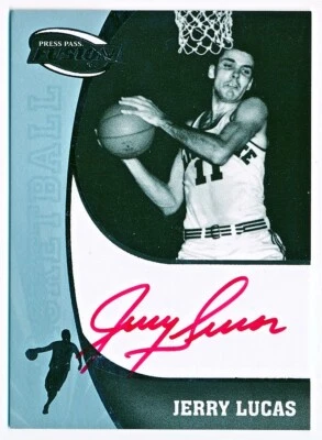 2009 Press Pass Fusion Jerry Lucas Autographs Red Ink Auto SP #SS-JL - Image 1 of 2