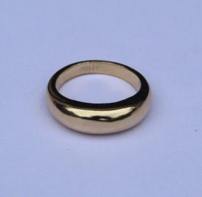 Anillo de plata con cúpula de plata de ley 925 grueso anillo para hombre hecho a mano joyería de moda Foto 1 de 3