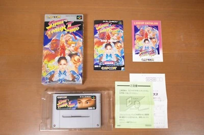 Street Fighter 2 Turbo Nintendo Super Famicom SFC CAPCOM Boxed Japan - Image 1 of 4
