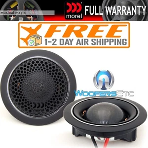 MOREL MT-300 CAR AUDIO SILK 1.1" SOFT DOME TWEETERS NEW FREE 1-2 DAY AIR SHIP - Picture 1 of 12