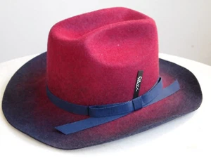 Texas++++ edler italienischer Designer Filzhut Cowboy Hut 100% Wolle Hipster - Picture 1 of 3