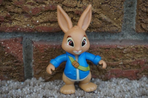 FIGURE Peter Rabbit 3" Nickelodeon Nick Jr Figure For Playset Easter Basket Toy Cover