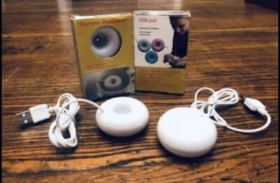 Portable Mini Atomization Humidifier Doughnut-Shaped USB for Home, Office, Car - Image 1 of 4