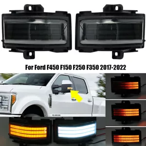 Smoke Switchback LED Mirror Towing Mirror Light For 2017-2022 Ford Super Duty - Bild 1 von 9