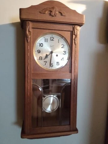 Antique Luevia German Wall Clock Cover