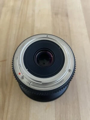 Rokinon Cine 14mm T3.1 ED AS IF for Canon EF mount camera. - Image 1 of 3