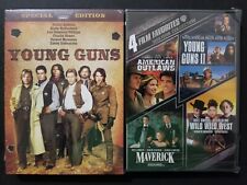 Young Guns & Western Film Favorites DVD American Outlaws Maverick Wild Wild West