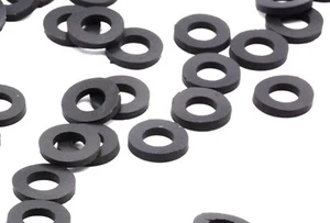 7/16" ID Premium Grade Rubber Washers  3/4 OD  1/8" Thick  Various Package Sizes - Picture 1 of 4