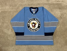 Wilkes Barre Scranton WBS Penguins Pro Stock Authentic Reebok AHL Jersey 58