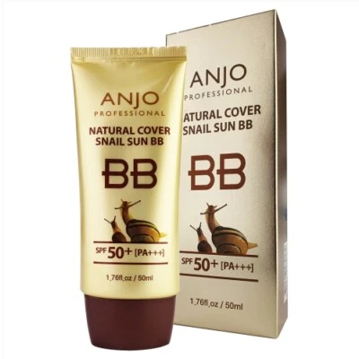 Professional Natural Cover Snail Sun BB Cream SPF50+ PA+++ 50ml K-Beauty Korea - Image 1 of 4