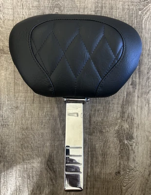 2018 +-? Indian OEM ROADMASTER ELITE Front Driver Seat Back Rest Sissy Bar BLACK Foto 1 de 4