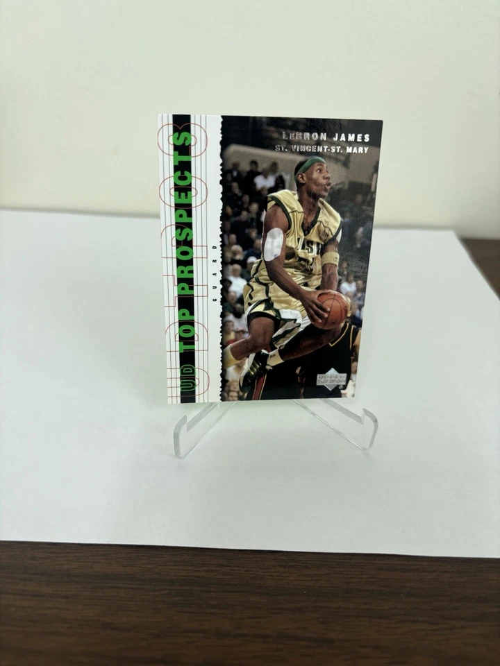 LeBron James 2003 Upper Deck Top Prospects #3 (RC) casi nuevo envío gratuito Foto 1 de 4