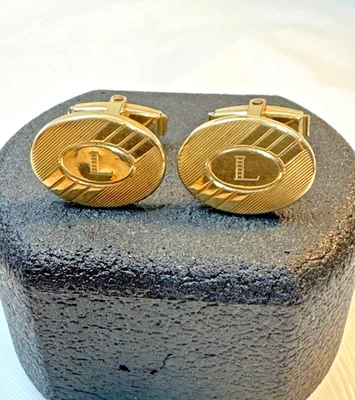 Gemelos de oro Kreisler calidad .025 (L) monograma Foto 1 de 4