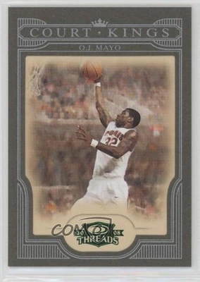2008 Donruss Threads Diamond Kings Green Framed /25 OJ Mayo #CK-55 Rookie RC - Image 1 of 2