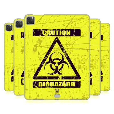 HEAD CASE DESIGNS HAZARD SYMBOLS GEL CASE & WALLPAPER FOR APPLE SAMSUNG KINDLE - Image 1 of 4