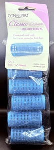 ConairPRO Classic Design, Self-Grip 1 1/8" Rollers, Blue, 6-Count. New in Pkg. - Picture 1 of 3