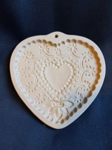 Brown Bag Cookie Art - Heart Design -Vintage 1992 Cookie Art Mold - Picture 1 of 3