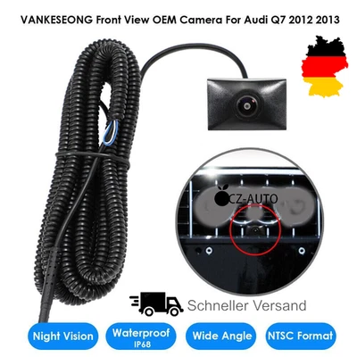 Cámara frontal Front View Camera visión nocturna impermeable para Audi Q7 2012 2013 OEM - Imagen 1 de 4