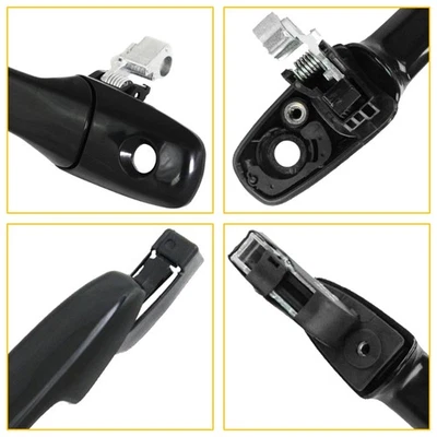 Manija de puerta exterior conductor delantero izquierdo para exterior negro Mazda 3 2004-2009 Foto 1 de 4