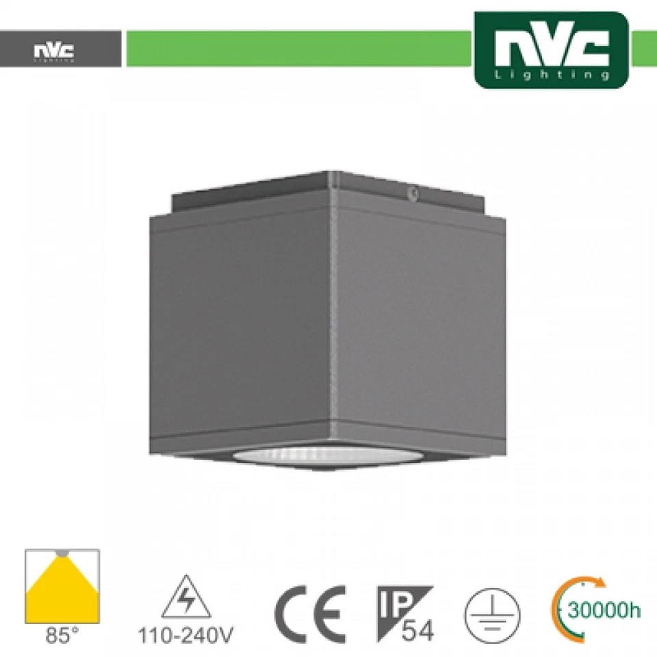 Downlight LED Cubo Soffitto 8W 640lm 3000K IP54 30° Illuminazione - Immagine 1 di 1