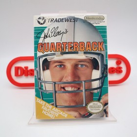 NES Nintendo JOHN ELWAY'S QUARTERBACK NFL FOOTBALL - NEW & Sealed with H-Seam!