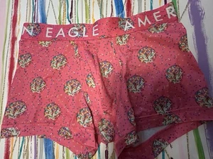 American Eagle AEO Men's Trunk Boxer Briefs Underwear Large Pink Donuts - Picture 1 of 3