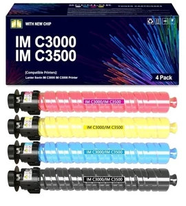 IM C3000 IM C3500 IMC3000 IMC3500 Toner Cartridge High Capacity Replacement for - Afbeelding 1 van 5