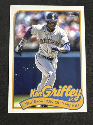 ⚾️⚾️🔥🔥Ken Griffey Jr. 2024 Topps #KID-9 Celebration Of The Kid Mariners HOF - Image 1 of 2