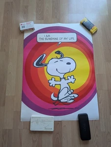 Vintage 1958 Punze Erdnüsse 20" x 28" Wanddekoration mit Snoopy - Bild 1 von 5