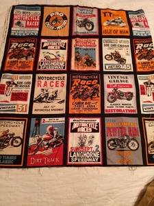 Sehr seltene Windham Stoffe "Retro Biker" von Rosemarie Alvin Design - #35514-24" x42" - Bild 1 von 11