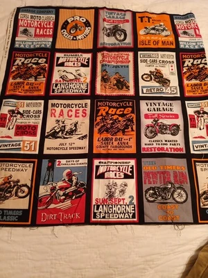 Very HTF Windham Fabrics "Retro Biker" By Rosemarie Alvin Design-#35514-24" X42" - Image 1 of 4