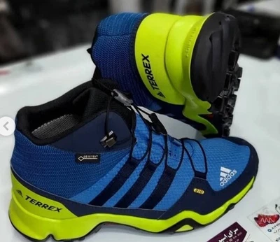 Nuevo Adidas Aire Libre Niños Terrex Hyperhiker Medio Zapatos Tenis Botas Talla 6 Foto 1 de 4