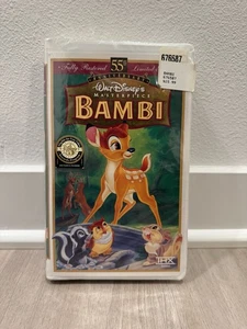 Disney Bambi VHS Original Sealed Package Masterpiece Collection - Picture 1 of 6