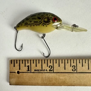 Vintage Rebel Deep Wee R Crankbait Fishing Lure Naturalized - Picture 1 of 3